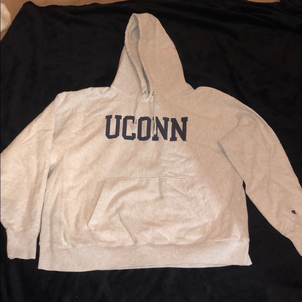 UCONN Reverse Weave Hoodie Size XL